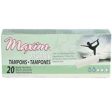 Non Applicator Tampon Regular 20 CT By Maxim Hygiene Products Online