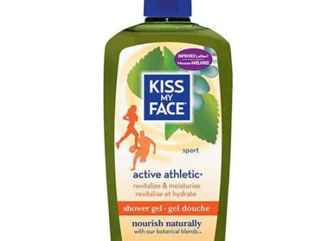 Bath & Shower Gel Active Athletic, 16 OZ By Kiss My Face For Discount