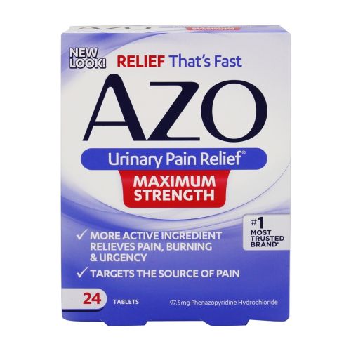 AZO Urinary Pain Relief Maximum Strength 24 Tabs By Azo Hot on Sale