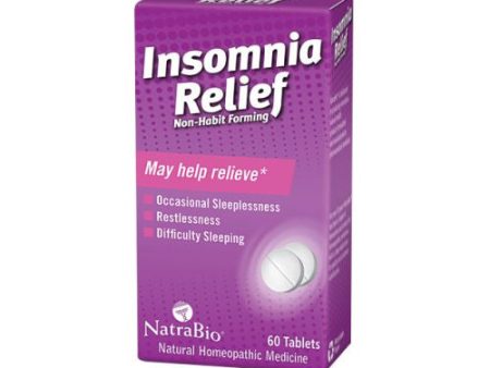 Insomnia Relief 60 Tabs By NatraBio Online Sale