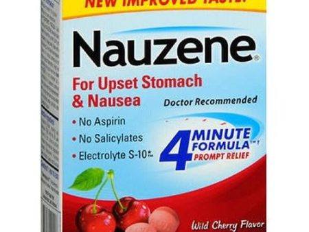 Nauzene Upset Stomach Relief Chewable Tablets Cherry 40 tabs By Nauzene For Cheap