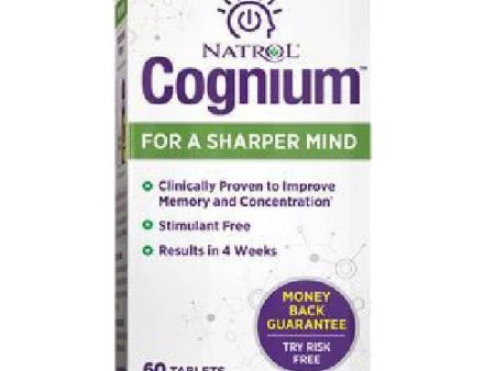 Cognium Extra Strength 60 Tabs By Natrol Discount