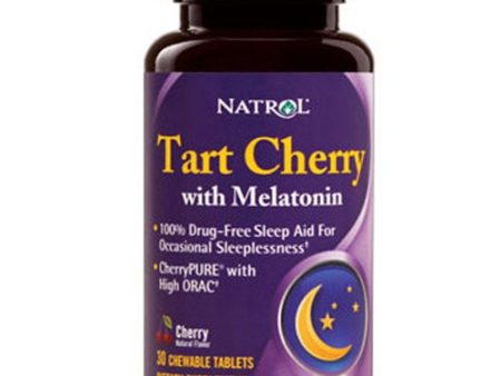 Tart Cherry With Melatonin 30 Chews By Natrol Online Hot Sale