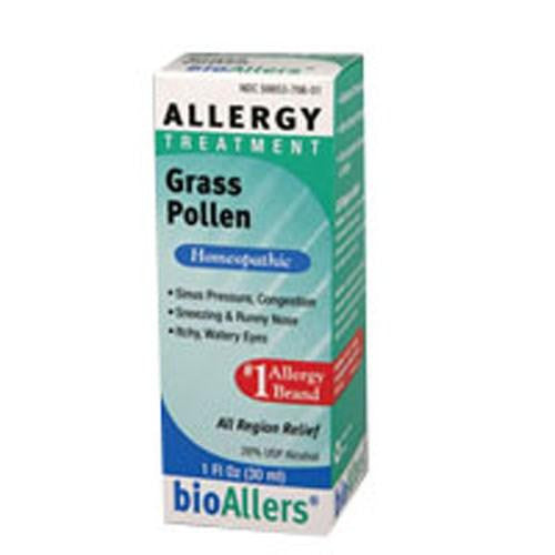 Bioallers Grass Pollen Allergy Relief 1 FL Oz By NatraBio Fashion