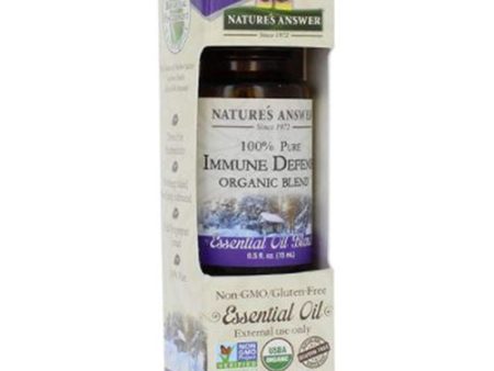 Organic Essential Oil Immune Defense 0.5 oz By Nature s Answer Supply