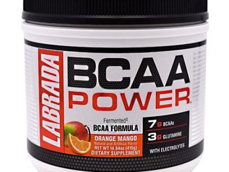 BCAA Power Orange Mango 1.2 lbs By LABRADA NUTRITION Supply