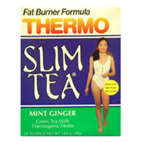 Thermogenic Slim Tea Mint-Ginger 24 Bags By Hobe Labs Fashion