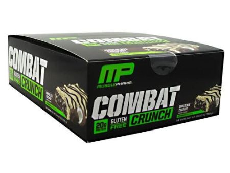 Combat Crunch Bars Chcocolate Coconut 12 Each By Muscle Pharm Online Hot Sale