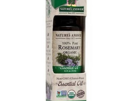 Organic Essential Oil Rose Water 0.5 oz By Nature s Answer Online now