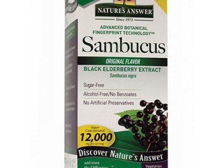 Sambucus Original 16 oz By Nature s Answer Online now