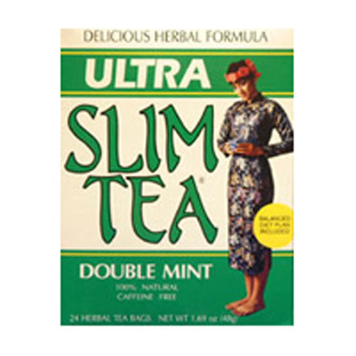 Ultra Slim Tea Double Mint 24 Bags By Hobe Labs For Sale