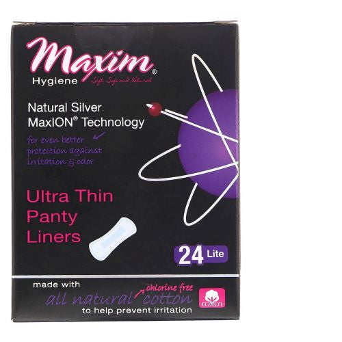 Maxion Ultra Thin Pantyliners 24 count By Maxim Hygiene Products For Cheap