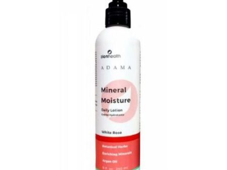 Adama Mineral Moisture Daily Lotion White Rose 8 Oz By Zion Health Online now