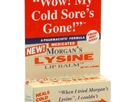 Morgans Lysine Lip Balm Medicated 0.17 oz By Morgans For Discount