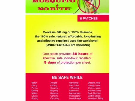 Mosquito No Bite Patch 6 Count By Inner Health For Discount