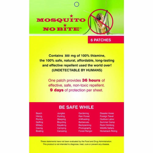 Mosquito No Bite Patch 6 Count By Inner Health For Discount