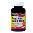 Body - Hair - Skin & Nails Capsules 60 Caps By Mason For Sale