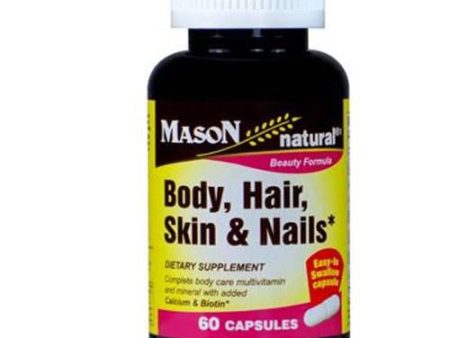 Body - Hair - Skin & Nails Capsules 60 Caps By Mason For Sale