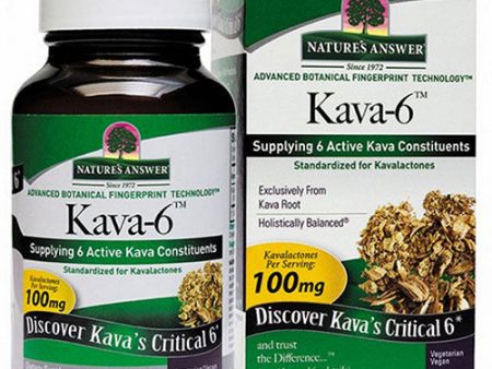 Kava 6 90 VCaps By Nature s Answer For Cheap