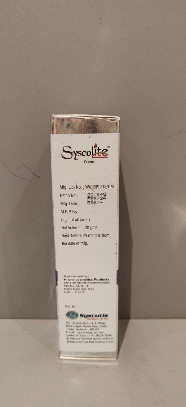 Syscolite Cream Cheap