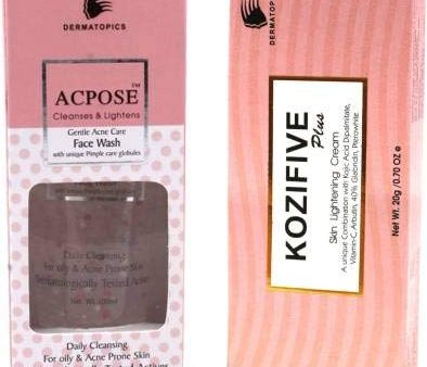 Acpose Acne Care Face Wash Kozifive Plus Cream (Pack of 2) Supply