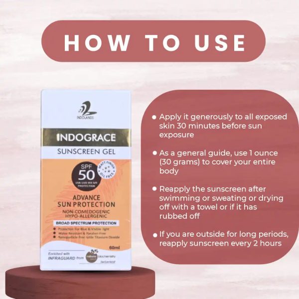 Indograce Sunscreen Gel Fashion