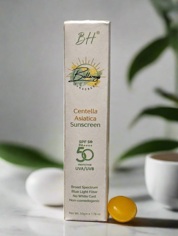 Bellacos Healthcare Bellarays Centella Asiatica Sunscreen SPF 50 PA++++ Online Sale