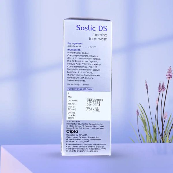 Saslic DS Foaming Face Wash Online Hot Sale