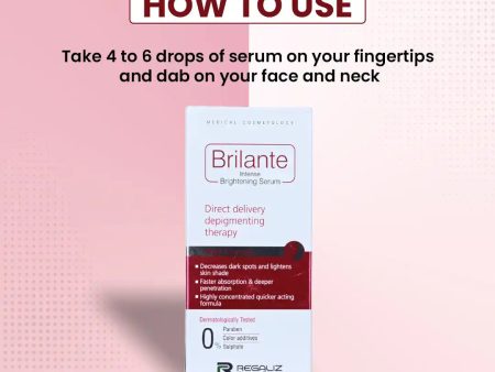 Brilante Intense Brightening Face Serum for Pigmentation, Melasma, Acne Marks Sale